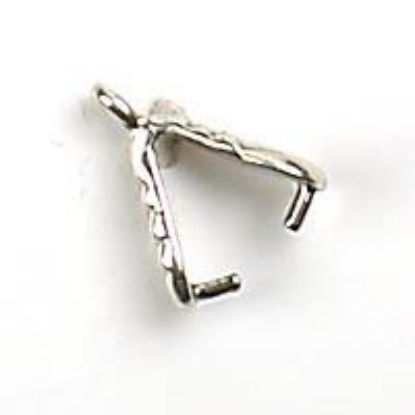 Picture of Sterling Silver Pinch, Large Design Bail. JBB Finding