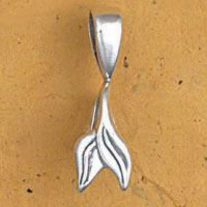 Picture of Sterling Silver Pinch Leaves Bail 19x11mm. JBB Finding