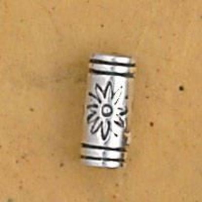 Picture of Sterling Silver Tube Bead 2.25mm, I.D. 9mm, JBB Finding