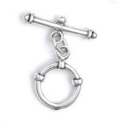 Picture of Sterling Silver Toggle #2 14mm Loop 23mm Bar