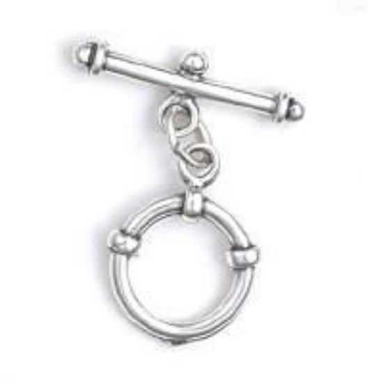 Picture of Sterling Silver Toggle #2 14mm Loop 23mm Bar