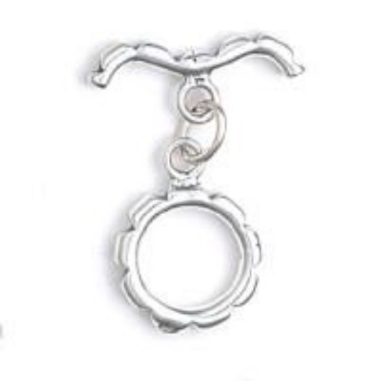Picture of Sterling Silver Toggle #4 14mm Loop 21mm Bar