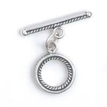 Picture of Sterling Silver Toggle #6 14mm Loop 25mm Bar