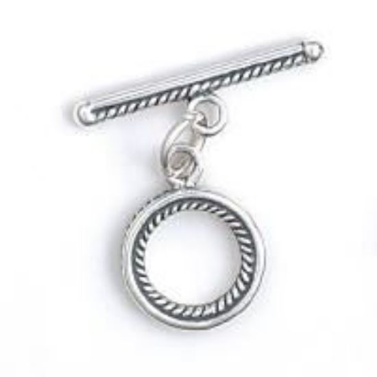 Picture of Sterling Silver Toggle #6 14mm Loop 25mm Bar