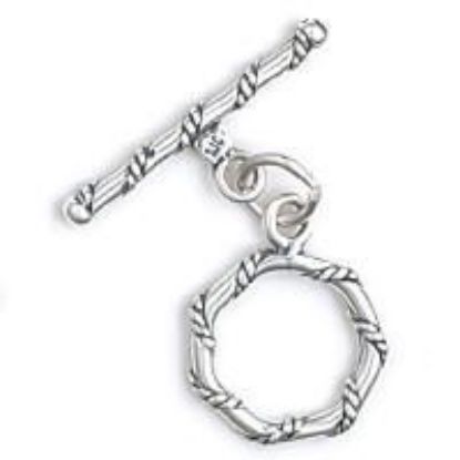 Picture of Sterling Silver Toggle #10 15mm Loop 25mm Bar