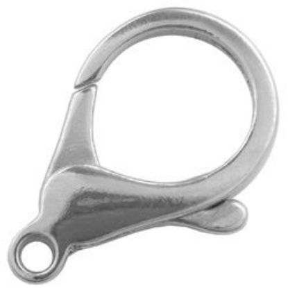 Picture of Sterling Silver Easy Open Trigger Clasp 13x21mm