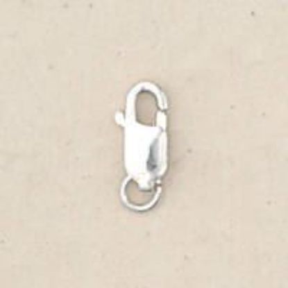 Picture of Sterling Silver Lobster Clasp With Ring 4x10mm