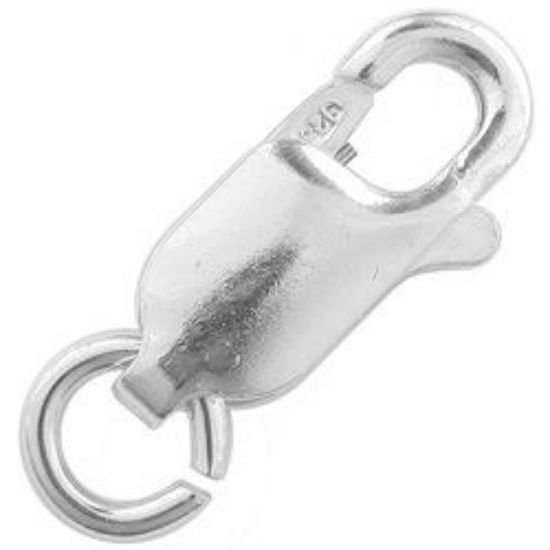 Picture of Sterling Silver Lobster Clasp With Ring 4.3x11.5mm