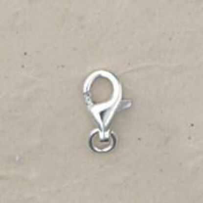 Picture of Sterling Silver Trigger Clasp With Open Jump Ring 5x9mm