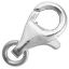 Picture of Sterling Silver Trigger Clasp With Open Jump Ring 7x13mm 