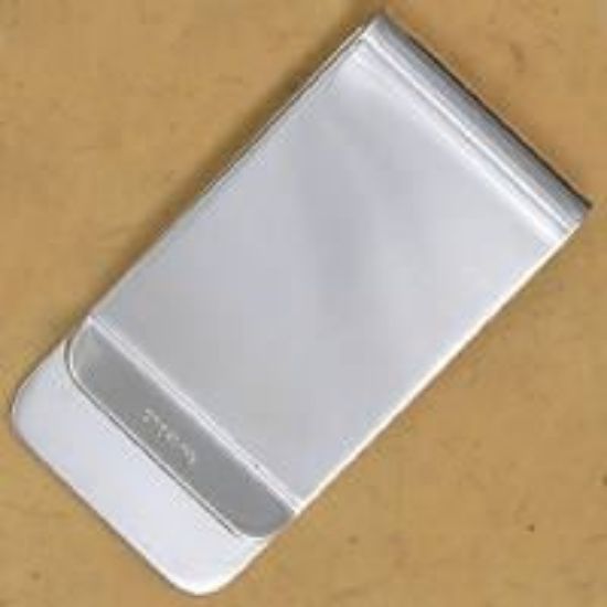 Picture of Sterling Silver Money Clip 1x2 Inch 20 Gauge, unfisnished.