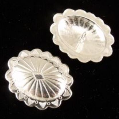 Picture of Sterling Silver Oval Concho with Loop 16x22mm