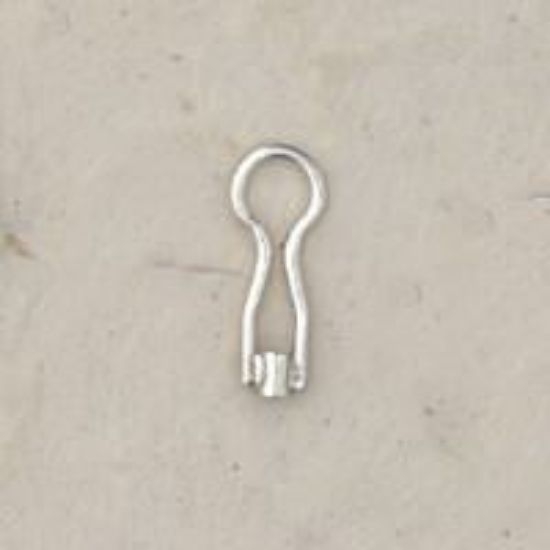 Picture of Sterling Silver Small Tube Eye Crimp 20 Gauge