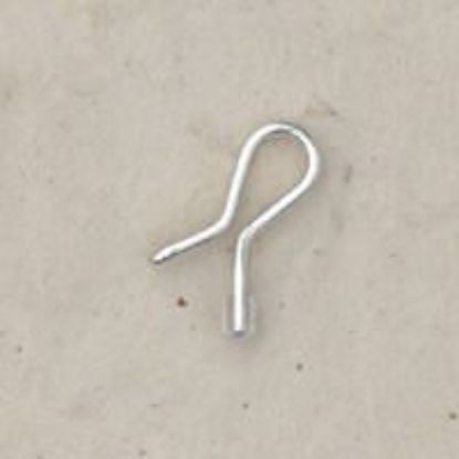 Picture of Sterling Silver Small Tube Hook Crimp 20 Gauge 12x4mm