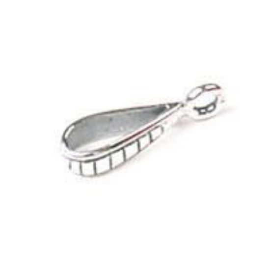 Picture of Sterling Silver Fancy Lines Eye 16x3mm. JBB Finding