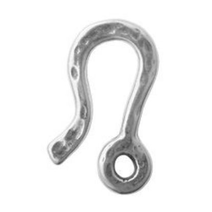 Picture of Sterling Silver Hammered Hook 9mm<br/>B&B Benbassat