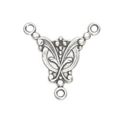 Picture of Sterling Silver Fancy Connector Link 17x16.5mm