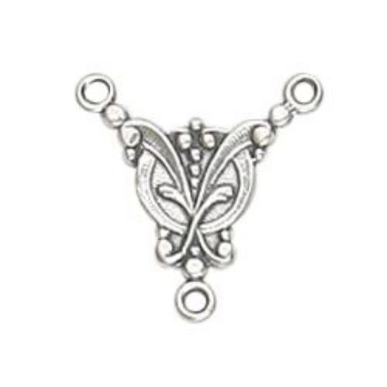 Picture of Sterling Silver Fancy Connector Link 17x16.5mm