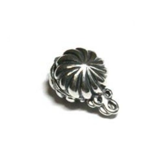 Picture of Sterling Silver Concho Magnet Clasp 9mm, B&B Benbassat