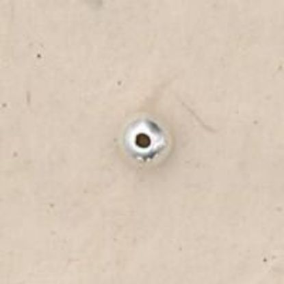Picture of Sterling Silver Seamless Beads 4mm 0.045-0.05" Hole<br />10 Beads