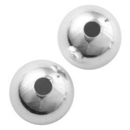 Picture of Sterling Silver Seamless Bead 10mm .095-.11 Inch Hole