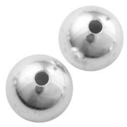Picture of Sterling Silver Seamless Bead 11mm .080-.090" Hole