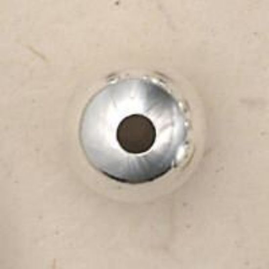 Picture of Sterling Silver Seamless Bead 14mm .080-.085 Inch Hole