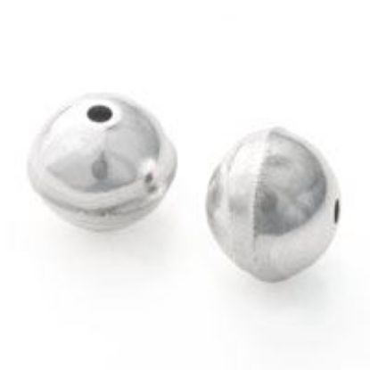 Picture of Sterling Silver Seam Bead 9mm .064 Inch Hole