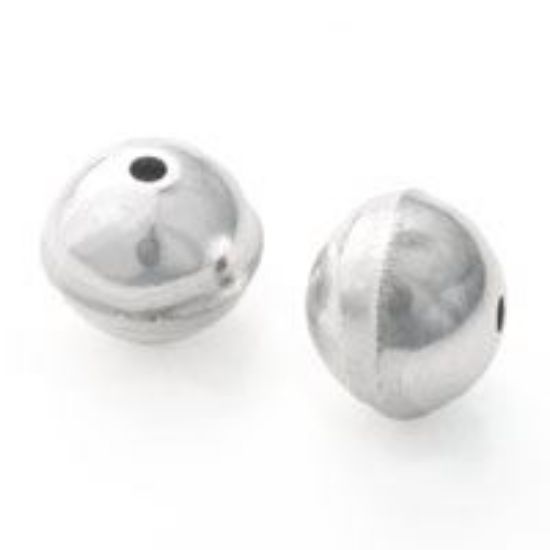Picture of Sterling Silver Seam Bead 9mm .064 Inch Hole