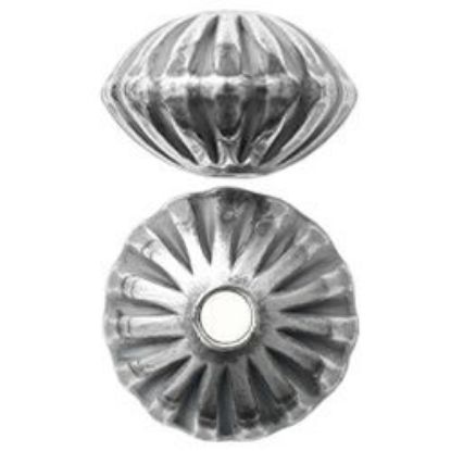 Picture of Sterling Silver Oxidized Corrugated Rondelle Beads, 6mm, I.D. 1.5mm, 10 Beads
