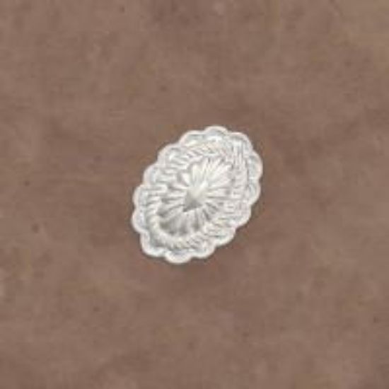 Picture of Sterling Silver Stamped Concho 21x29mm