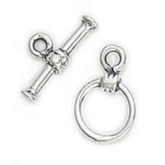 Picture of Sterling Silver Toggle 8mm Loop 13mm Bar