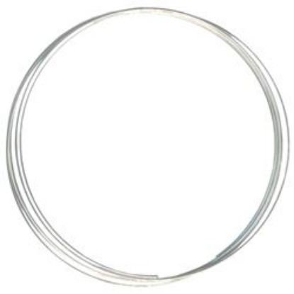 Picture of Beadalon Silver Plated Memory Wire Small Oval Bracelet 0.025" 35oz