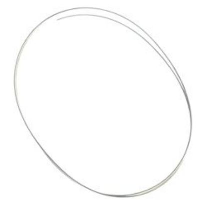 Picture of Beadalon Silver Plated Memory Wire Large Oval Bracelet 0.025" 35oz