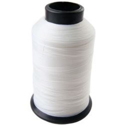 Picture of Nymo White Nylon Thread, Size D, 1,580 yards, 3oz Cone