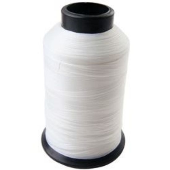 Picture of Nymo White Nylon Thread, Size D, 1,580 yards, 3oz Cone