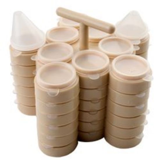 Picture of Bead N' Go Tray 6 Pack<br />60 Wells & 60 Lids, 6 Trays