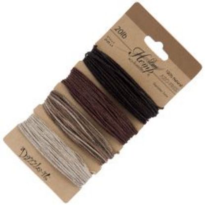 Picture of Natural Earthy Colours 20lb, 100% Natural Hemp 1mm<br />4x29.9ft
