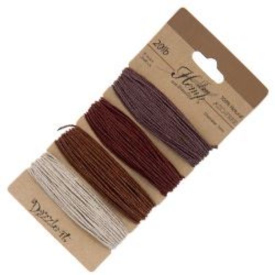 Picture of Shades of Bronze 20lb, 100% Natural Hemp 1mm<br />4x29.9ft
