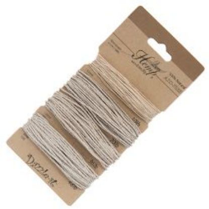 Picture of Assorted Natural Colours: 10lb, 20lb, 36lb, 48lb, 100% Natural Hemp <br />104ft