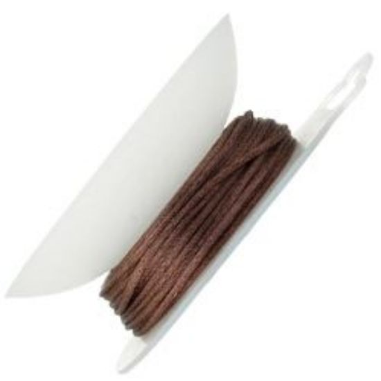 Picture of Expresso Rattail Cord 1.5mm, 100% Nylon<br />20 yards with Reusable Bobbin