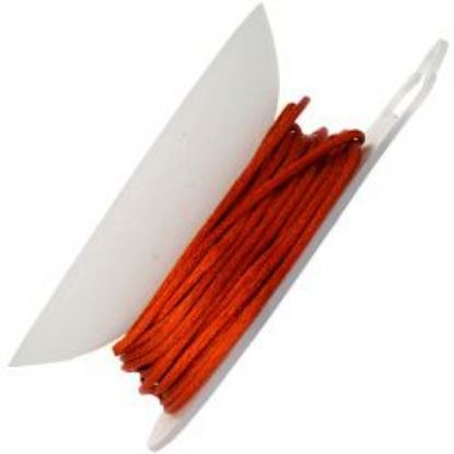Picture of Copper Rattail Cord 1.5mm, 100% Nylon<br />20 yards with Reusable Bobbin