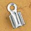 Picture of Silver Plated End Caps For 2mm Cord<br />10 End Caps