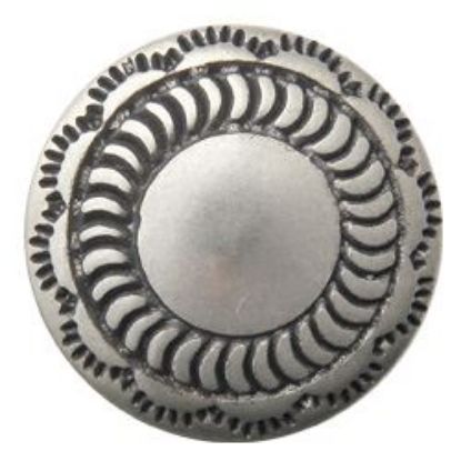 Picture of Nickel Silver Shield Concho w/ Loop 12mm