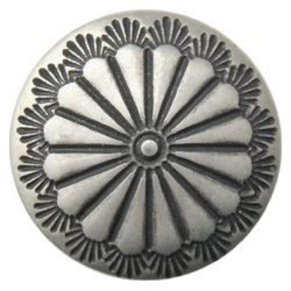 Picture of Nickel Silver Pearl Concho w/ Loop 12mm