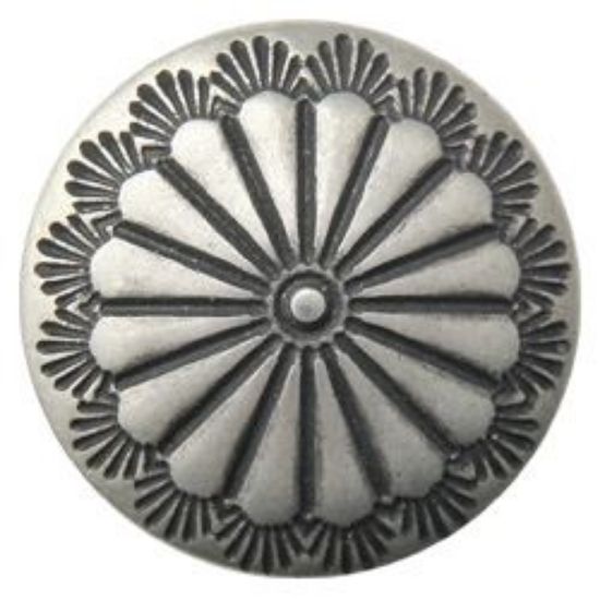 Picture of Nickel Silver Pearl Concho w/ Loop 12mm