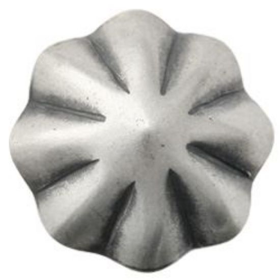 Picture of Nickel Silver Tradition Concho w/ Loop 12mm