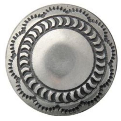Picture of Nickel Silver Shield Concho w/ Loop 17mm