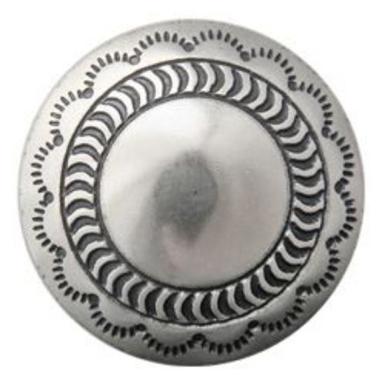 Picture of Nickel Silver Shield Concho w/ Loop 21mm
