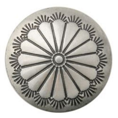 Picture of Nickel Silver Pearl Concho w/ Loop 21mm